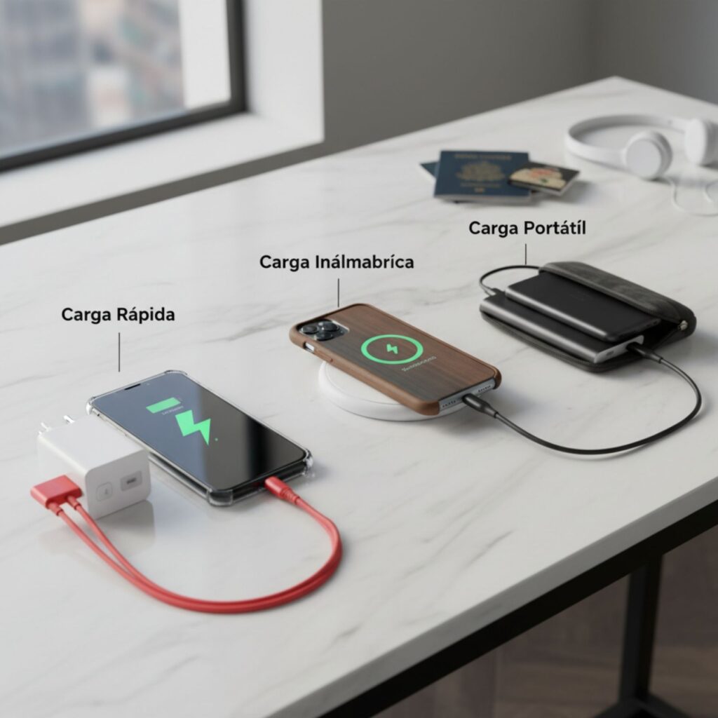 Tipos de carga móvil para cada necesidad